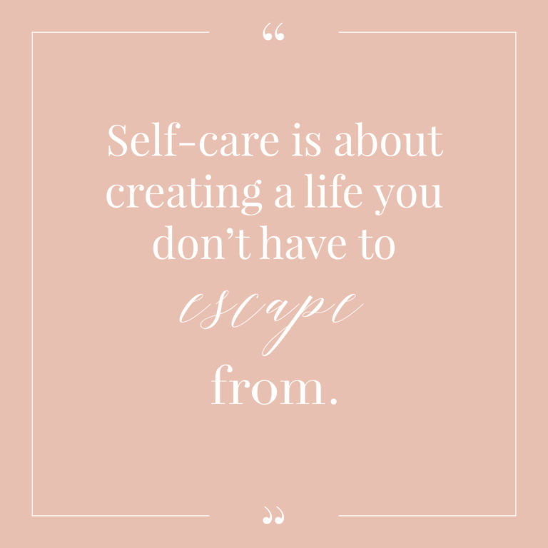 Self-care is self-respect