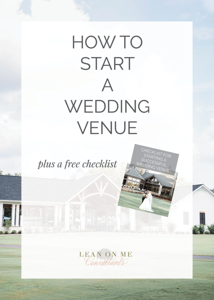 how to start a wedding venue